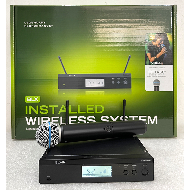 Shure GLXD4 UHF ระบบไมโครโฟนไร้สาย ความถี่มือถือ คาราโอเกะ โลหะ แบบมือ ...