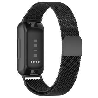 สายนาฬิกา Milanese สําหรับ Fitbit Inspire 3 สาย หัวเข็มขัดแม่เหล็ก สายรัดข้อมือ พรีเมี่ยม สเตนเลส ฟิตเนส แทรคเกอร์ สายนาฬิกา