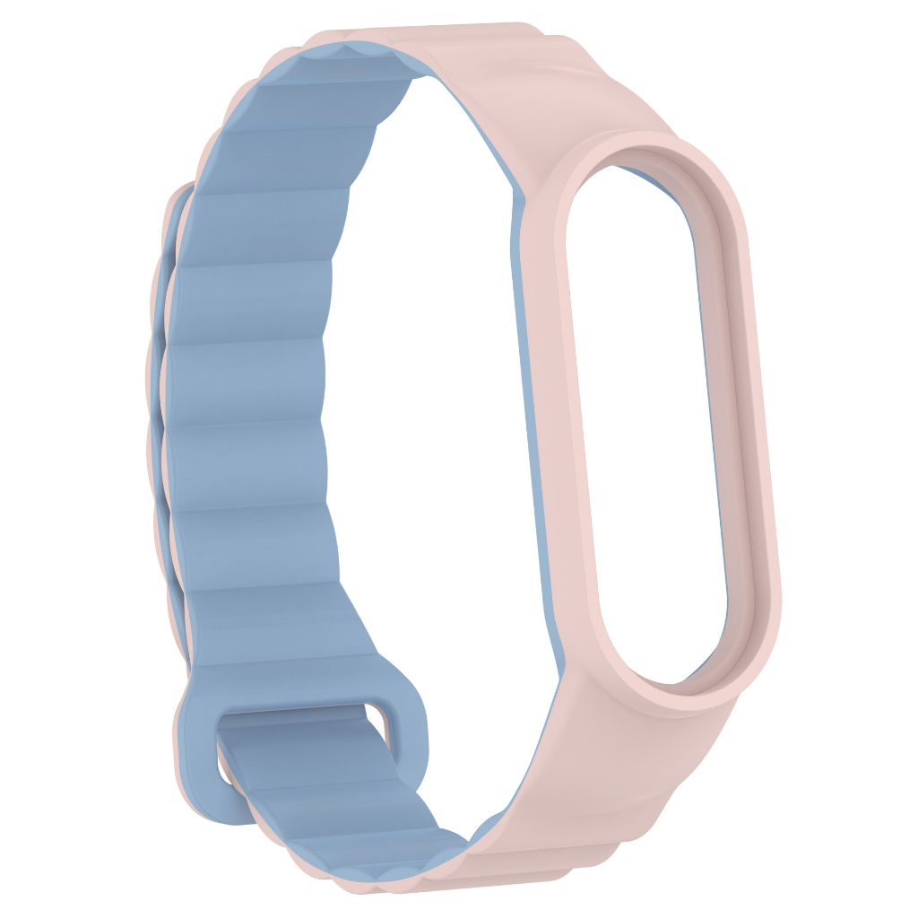 2-in-1-สายนาฬิกาข้อมือซิลิโคน-แม่เหล็ก-สําหรับ-mi-band-8-7-6-5-4-3-xiaomi-mi-band-7-mi-band-6-5-mi-band-4-3