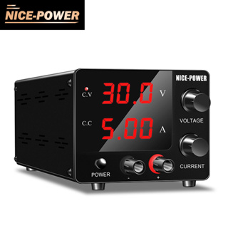 NICE-POWER พาวเวอร์ซัพพลาย DC 0 เป็น 30V 5 แอมป์ 3 หลัก ปรับความละเอียดได้ AC เป็น DC LED สวิตช์พาวเวอร์ซัพพลาย