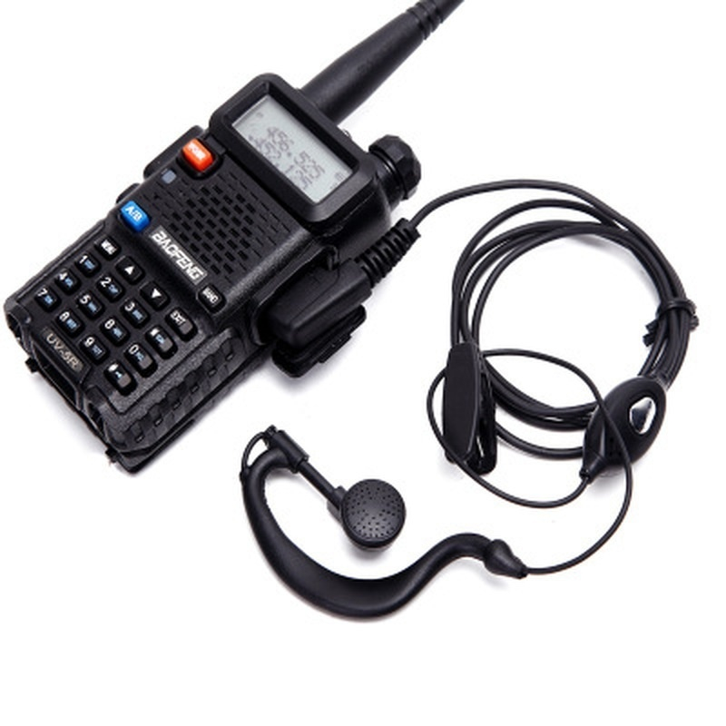 ชุดหูฟังไมโครโฟนวิทยุ-2-pin-สําหรับ-baofeng-uv-5r-bf-88s