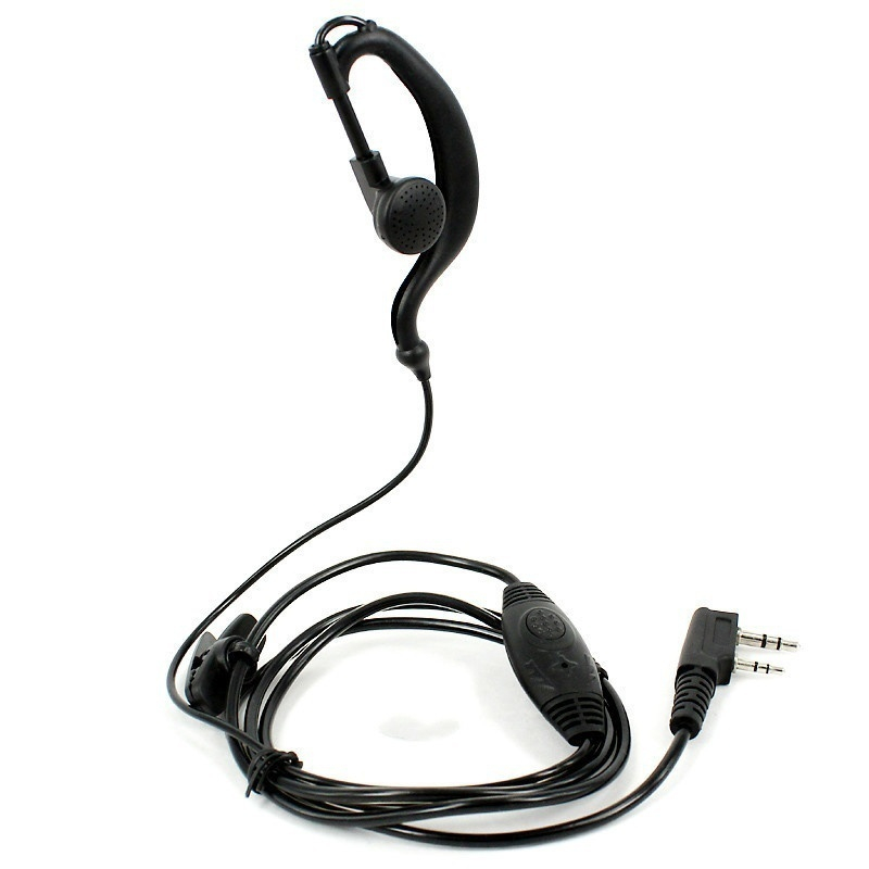 ชุดหูฟังไมโครโฟนวิทยุ-2-pin-สําหรับ-baofeng-uv-5r-bf-88s