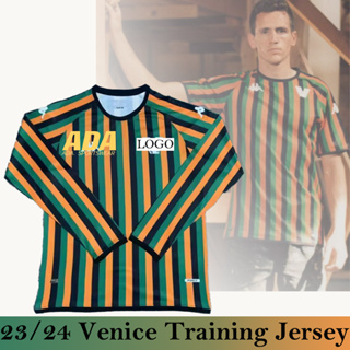 เสื้อกีฬาแขนยาว ลายทีมชาติฟุตบอล Venice 23-24 ชุดเหย้า สําหรับผู้ชาย