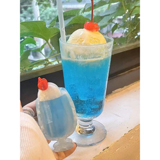 กิ๊บติดผม รูปไอศกรีมน่ารัก สีฟ้า แฟชั่นฤดูร้อน สไตล์แฟนตาซี สําหรับผู้หญิง