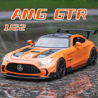 โมเดลรถยนต์ Benz AMG GTR สเกล 1:22 ของเล่นสําหรับเด็กผู้ชาย ของขวัญวันเกิด