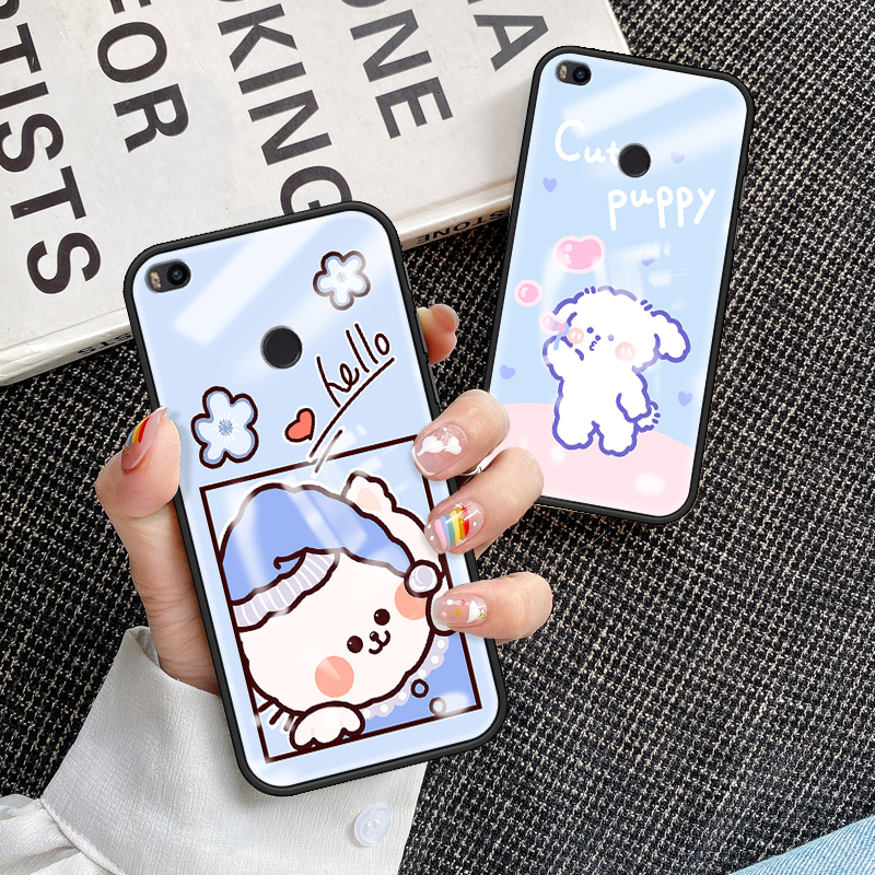 เคสโทรศัพท์มือถือกระจกนิรภัย-tpu-แบบนิ่ม-ขอบแข็ง-กันกระแทก-สําหรับ-xiaomi-mi-max-2-xiaomi-mi-max-2-เคส