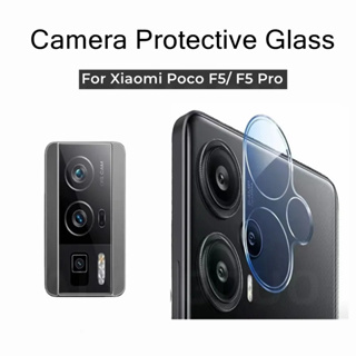 เลนส์กล้องป้องกันหน้าจอ Xiaomi POCO F5 X5 Pro M5 M5s X3 NFC F3 M3 X4 M4 F4 GT F2 Pro F1 C40 ตัวป้องกันกระจกแบบยืดหยุ่นโปร่งใส