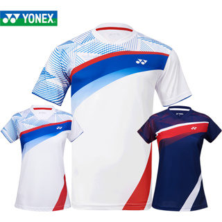 Yonex เสื้อผ้าแบดมินตัน ระบายอากาศ ซับเหงื่อ แห้งเร็ว ใส่สบาย เหมาะกับฤดูร้อน สําหรับผู้ชาย และผู้หญิง เล่นกีฬา วิ่ง บาสเก็ตบอล