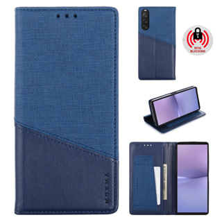 เคส สําหรับ Sony Xperia 10 5 1 V IV III II⭐เคสโทรศัพท์หนัง ฝาพับแม่เหล็ก⭐ช่องเสียบการ์ด กันกระแทก