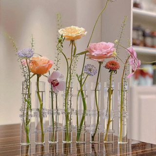 [แจกันหลอดทดลอง] แจกันดอกไม้ไฮโดรโปนิก แบบแก้ว คุณภาพสูง สําหรับตกแต่ง