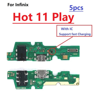 ใหม่ บอร์ดชาร์จหูฟัง PCB สําหรับ Infinix Hot 11play