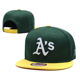 หมวกแก๊ป MLB Oakland Athletics Snapback คุณภาพสูง พร้อมสายคล้องปรับได้ สไตล์ฮิปฮอป ใช้งานกลางแจ้ง สําหรับผู้ชาย และผู้หญิง