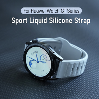 สายนาฬิกาข้อมือซิลิโคน ระบายอากาศ 22 มม. 20 มม. สําหรับ Huawei Watch GT3 Pro 46 มม. GT3 SE Huawei Watch 4 Pro 3 Pro