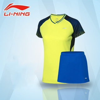 Li Ning เสื้อกีฬาบาสเก็ตบอล แบดมินตัน ระบายอากาศ ดูดซับเหงื่อ แห้งเร็ว สําหรับผู้ชาย และผู้หญิง