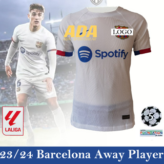【Player Issue】barcelona เสื้อกีฬาแขนสั้น ลายทีมชาติฟุตบอล 23-24 ไซซ์ S-2XL