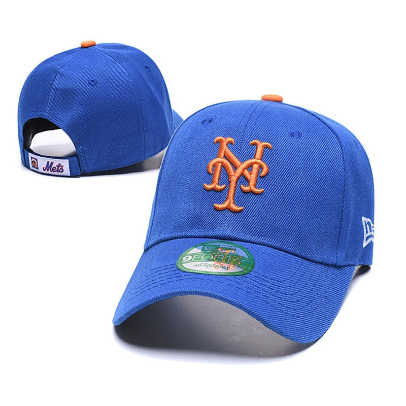 mlb-new-york-mets-หมวกเสื้อกีฬากลางแจ้งแบบปรับได้