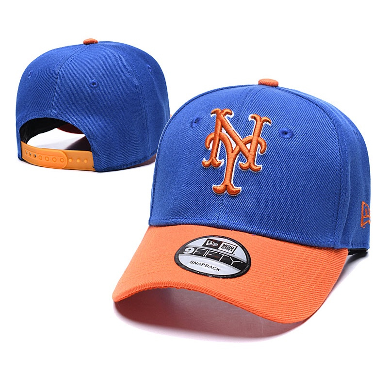 mlb-new-york-mets-หมวกเสื้อกีฬากลางแจ้งแบบปรับได้