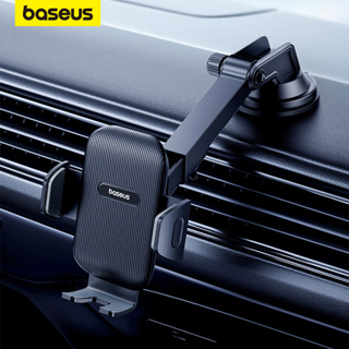 Baseus ที่วางโทรศัพท์ในรถยนต์ แบบตัวดูด สําหรับแดชบอร์ด ช่องระบายอากาศกระจกหน้ารถ ที่หนีบโทรศัพท์มือถือ สําหรับโทรศัพท์มือถือ
