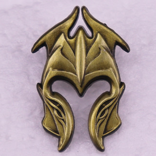 เข็มกลัดโลหะ รูป Helm of a Mirkwoods Elf Enamel Pin ของขวัญ สําหรับเพื่อน