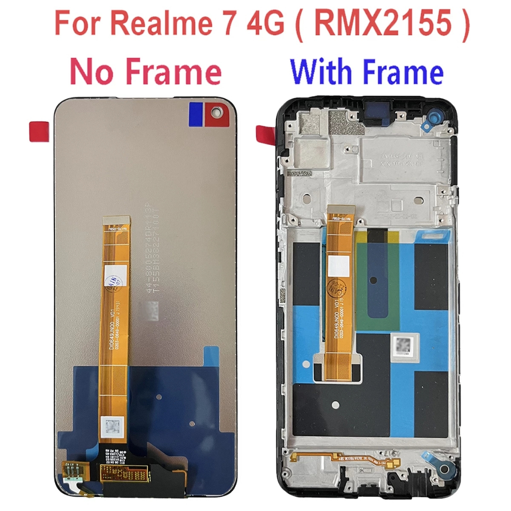 อะไหล่หน้าจอสัมผัสดิจิทัล-แบบเปลี่ยน-สําหรับ-oppo-realme-7-realme-7-4g-5g-rmx2155-rmx2111