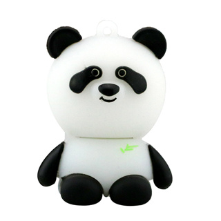 Panda แฟลชไดรฟ์ซิลิโคน ลายการ์ตูนแพนด้าน่ารัก ความเร็วสูง 128GB มั่นคง สําหรับคอมพิวเตอร์ โทรศัพท์ USB ของขวัญ