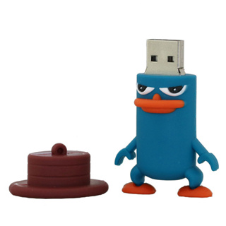 Platypus แฟลชไดรฟ์ USB ซิลิโคน ลายการ์ตูนน่ารัก ความเร็วสูง 128GB สําหรับคอมพิวเตอร์ โทรศัพท์
