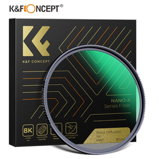K&amp;F Concept Nano-X Black Pro Mist Diffusion 1/4 1/8 Dream Cinematic Effect Soft Lens Filter with 28 Multi-Layer Coatings for Video/Vlog/Portrait Photography 49 52 55 58 67 72 77 82 86 95mm for Camera Lens