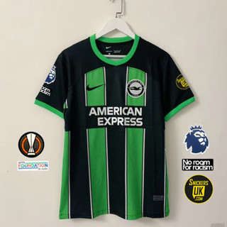 เสื้อกีฬาแขนสั้น ลายทีมชาติฟุตบอล Brighton 23 24 Brighton Away ไซซ์ S - 4XL