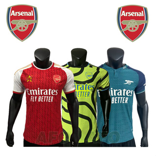 เสื้อกีฬาแขนสั้น ลายทีมชาติฟุตบอล Arsenal Player Version 2023 24 ชุดเหย้า คุณภาพสูง สําหรับผู้ชาย