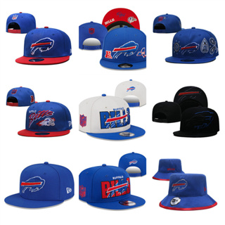 NFL Buffalo Bills หมวกปีกปีกแบนแบบปรับได้หมวกกีฬากลางแจ้ง