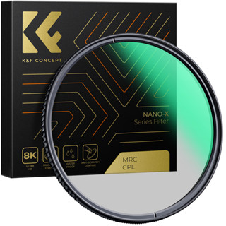 K&amp;F Concept Camera CPL Lens Filter Circular Polarizer Nano-X Filter HD 28 Layer Super Slim Multi Coated for DSLR Camera