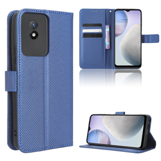 Vivo Y02T เคส PU Leather Case เคสโทรศัพท์ Stand Wallet Vivo Y02T Y 02T เคสมือถือ Cover