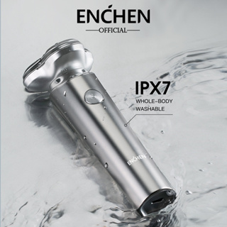 Enchen X6 หัวมีดโกนหนวดไฟฟ้า แบบแม่เหล็ก ชาร์จได้ IPX7 กันน้ํา แห้งเร็ว สําหรับผู้ชาย