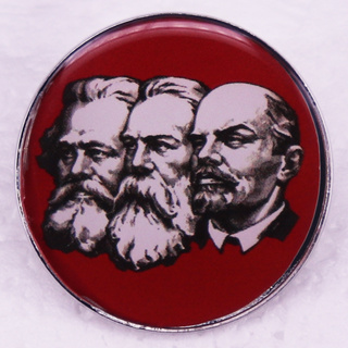 Marx เข็มกลัดเคลือบ ลาย USSR Soviet propaganda เครื่องประดับ สําหรับตกแต่งบ้าน