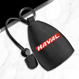 เคสกุญแจรีโมทรถยนต์ หนังนิ่ม สีดํา สําหรับ Haval Jolion H6 2021 H9 F7X F7 H2S H7 H1 M6 H3 H4 H5 H8 F5 H2 1 ชิ้น