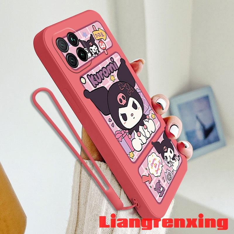 เคสโทรศัพท์มือถือ-ซิลิโคนนิ่ม-กันกระแทก-ลายการ์ตูนคุโรมิ-สําหรับ-huawei-nova-7i-nova7-i-ytklm01