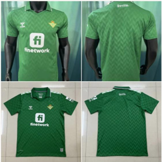 เสื้อกีฬาแขนสั้น ลายทีมชาติฟุตบอลไทย Betis 23 24 ชุดเยือน 2023 2024