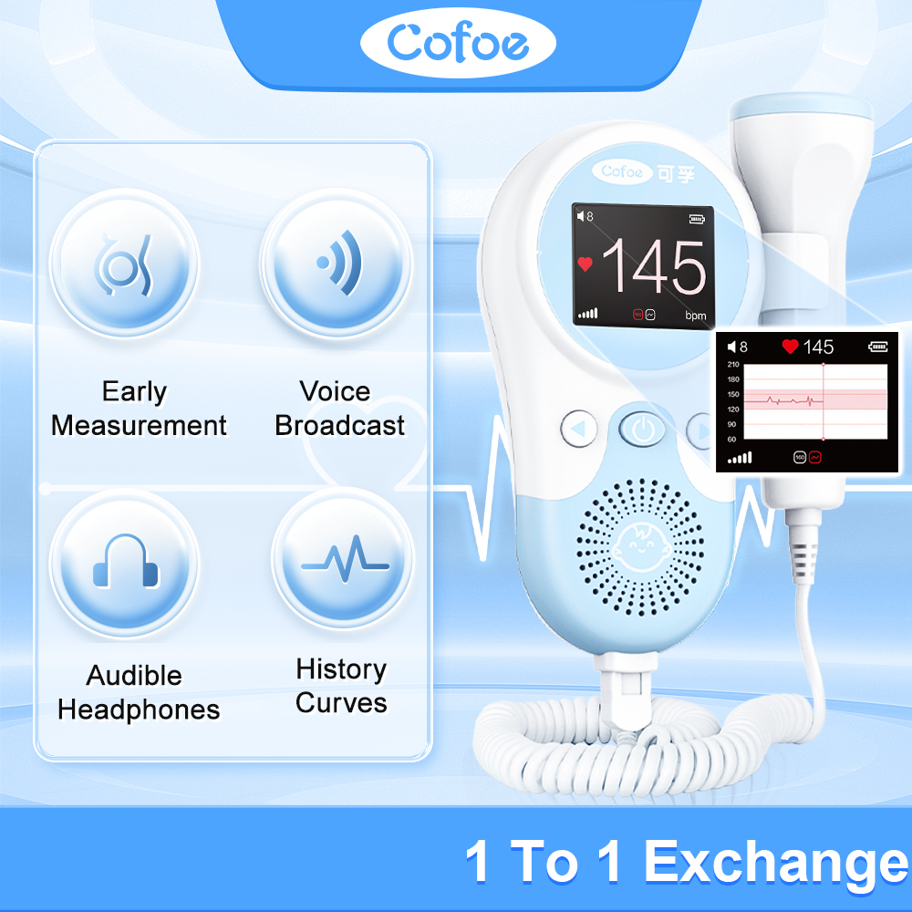 cofoe-เครื่องวัดอัตราการเต้นของหัวใจทารกในครรภ์-สําหรับตั้งครรภ์