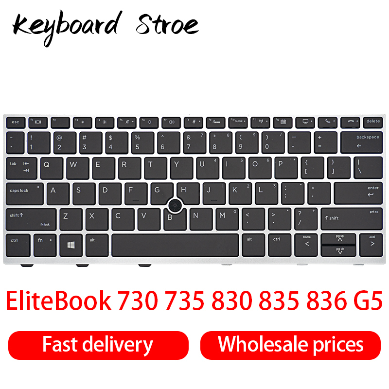 Ersatztastatur Mit Hintergrundbeleuchtung Für HP EliteBook 830 G5 836