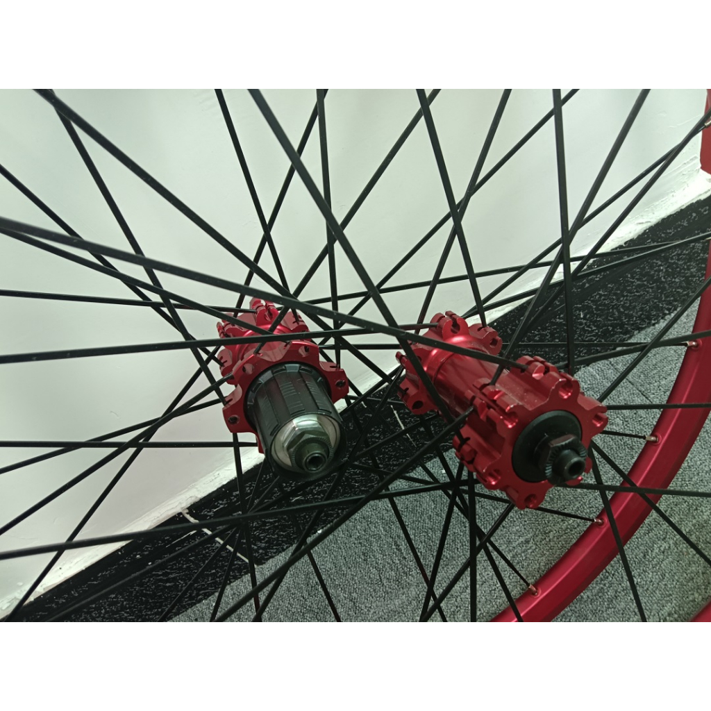 ชุดล้อจักรยานเสือภูเขา-mtb-axle-crossride-ไม่มีโลโก้-central-de-bloqueo-rim-26-27-5-29