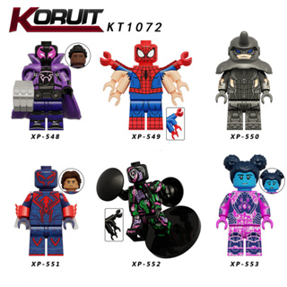 บล็อกตัวต่อฟิกเกอร์ Spider-verse 2099 Byte Prowler KT1072