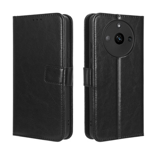 Realme 11 5G เคส Leather Case เคสโทรศัพท์ Stand Wallet Realme11 5Gเคสมือถือ Cover