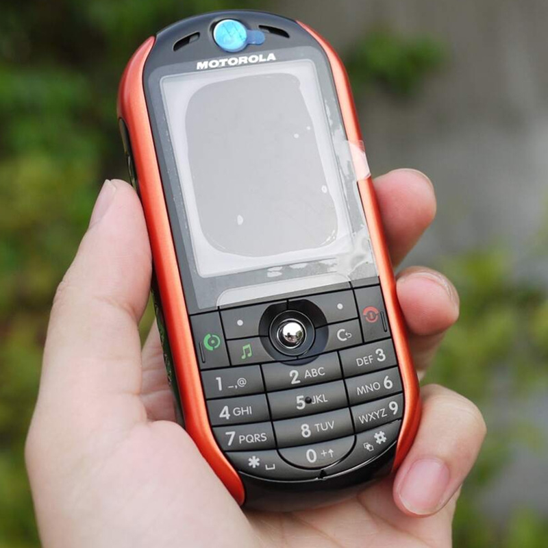 Motorola ROKR E2 โทรศัพท์มือถือ ปลดล็อกแล้ว ของแท้ ตกแต่งใหม่ พื้นฐาน ...