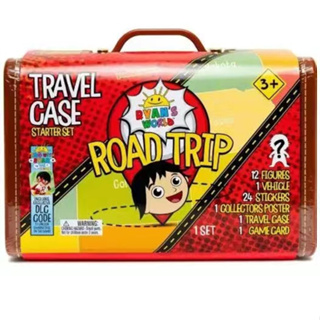 Ryans World Road Trip Travel Case Exclusive Mystery Suitcase [Includes 12 RANDOM Micro Figures!] กระเป๋าเดินทาง Ryans World Road Trip [รวมไมโครฟิกเกอร์ 12 ชิ้น สุ่ม!]
