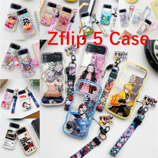 เคสมือถือ ลายการ์ตูนอนิเมะนินจา 3D พับได้ กันตก สําหรับ Samsung Galaxy Z Flip 5 ZFlip 5 Z Flip-5