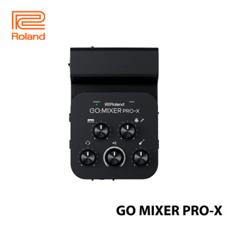 Roland GO Mixer PRO-X เครื่องผสมเสียง สําหรับสมาร์ทโฟน | เชื่อมต่อ และผสม แหล่งเสียงได้ถึง 7 แหล่ง | เพิ่มคุณภาพเสียงในสตูดิโอ ไปยังเนื้อหาสังคมและสตรีมมิ่ง