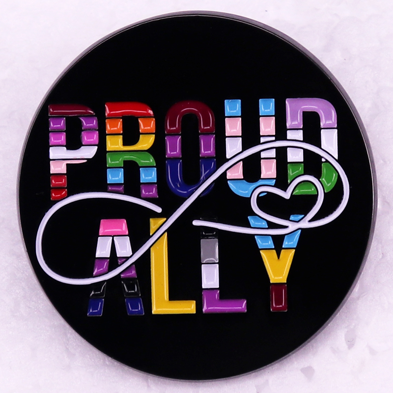 proud-ally-เข็มกลัดเคลือบสีรุ้ง-lgbtq-lapel-pin