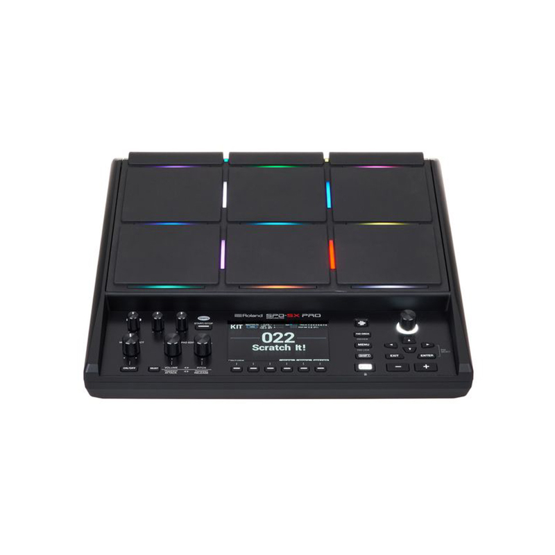 roland-spd-sx-pro-all-in-one-แผ่นเคาะตัวอย่างแทมบูรีนไฟฟ้า