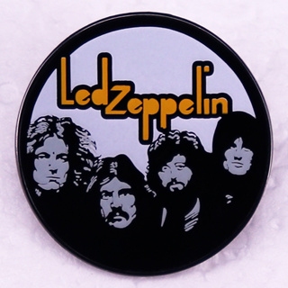 เครื่องประดับ เข็มกลัด รูปวงร็อคอังกฤษ Led Zeppelin เหมาะกับของขวัญคนรักดนตรี