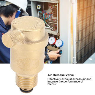 [EPAY] G1/2 วาล์วปล่อยอากาศอัตโนมัติ ตัวผู้ สําหรับระบบทําความร้อนในบ้าน HVAC